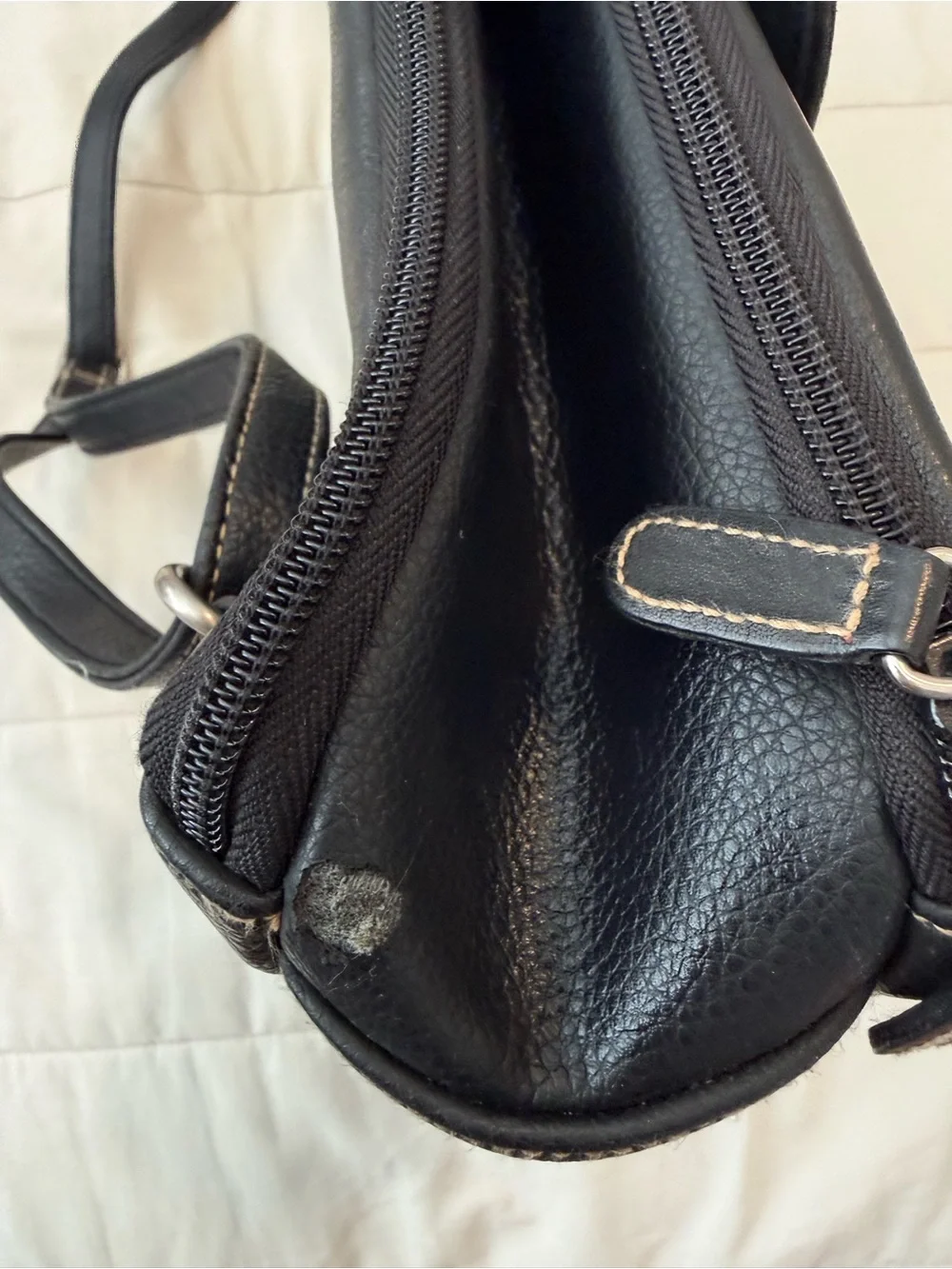 Vintage Hillard & Hansen Genuine Leather Backpack